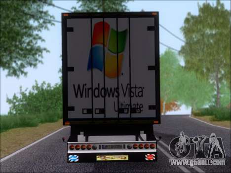 Прицеп Windows Vista Ultimate for GTA San Andreas