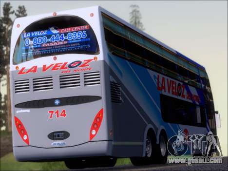 Metalsur Starbus DP 1 6x2 - La Veloz del Norte for GTA San Andreas