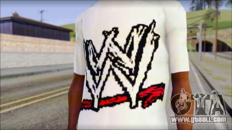 WWE Logo T-Shirt mod v1 for GTA San Andreas