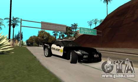 Chevrolet Corvette Z06 Los Santos Sheriff Dept for GTA San Andreas