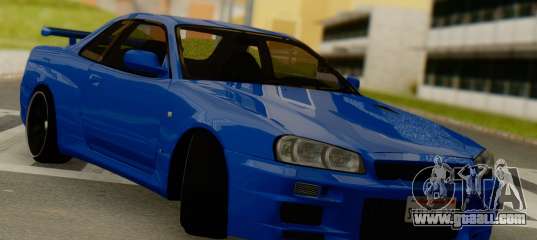 Nissan Skyline R34 for GTA San Andreas