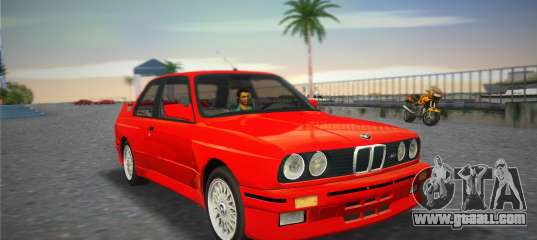 BMW M3 (E30) 1987 for GTA Vice City