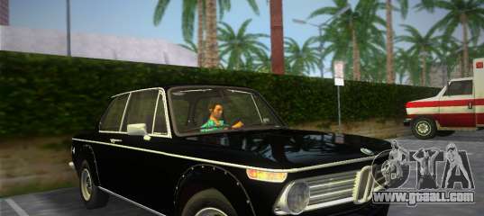 BMW 2002 Tii (E10) 1973 for GTA Vice City
