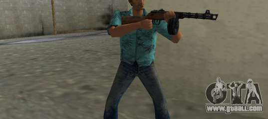 Submachine Gun Shpagina for GTA Vice City