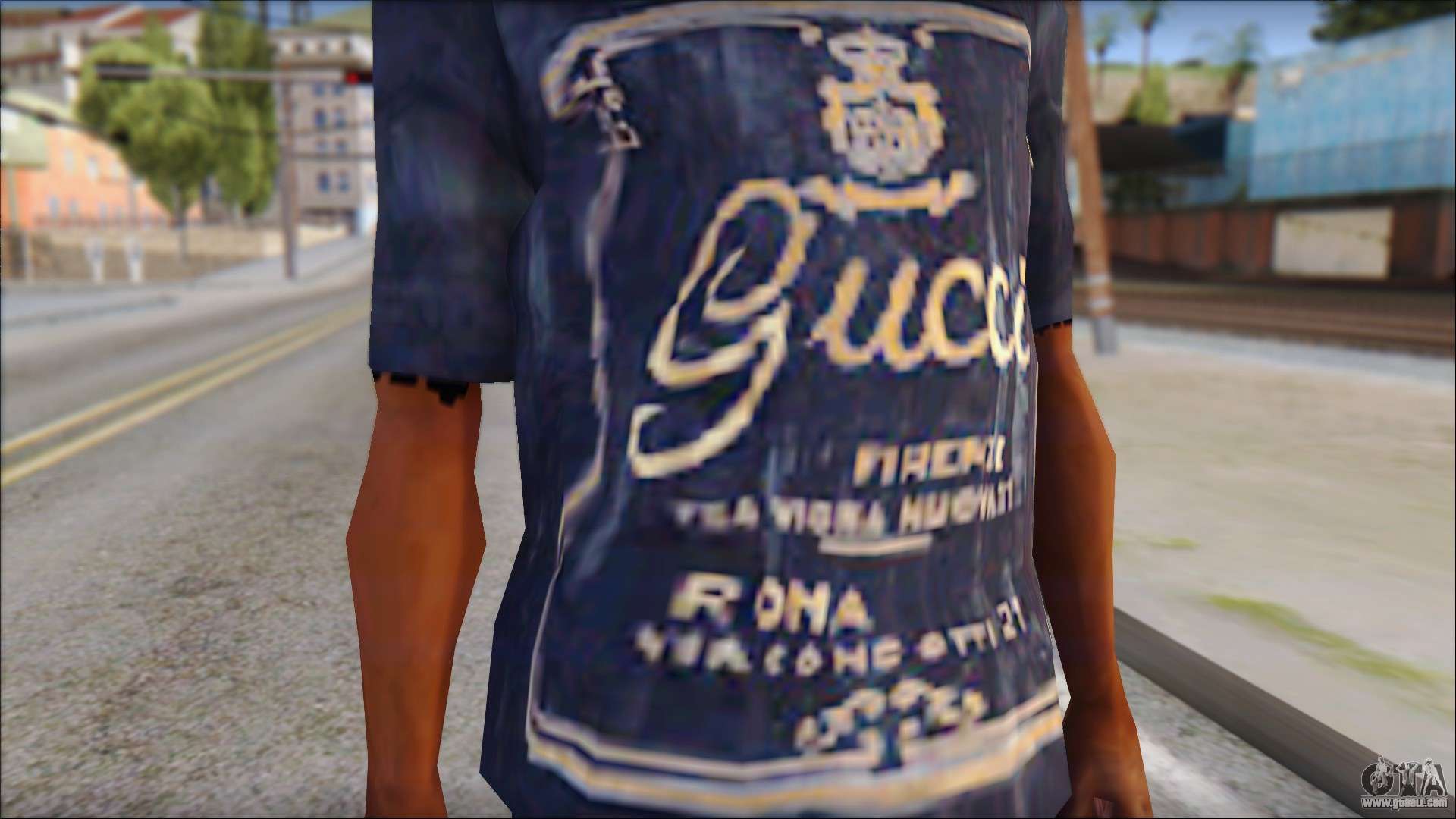 Download The North Face Gucci white t-shirt for GTA San Andreas: The  Definitive Edition
