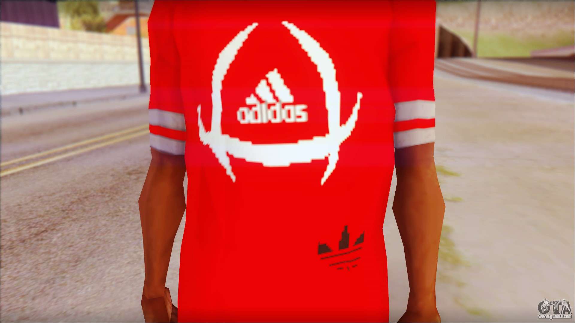 Pin by Gezod Gz on Roblox  Red adidas, Red adidas hoodie, Roblox t shirts
