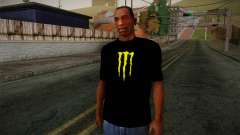 Monster Energy Shirt Black for GTA San Andreas
