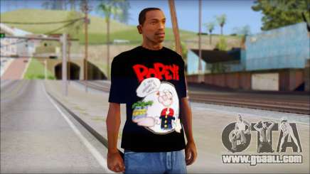 Popeye T-Shirt for GTA San Andreas