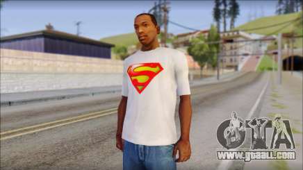 Superman T-Shirt for GTA San Andreas