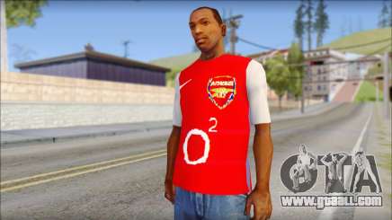 Arsenal Shirt for GTA San Andreas