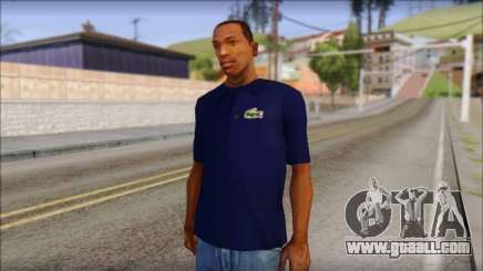 Blue Izod Lacoste Polo Shirt for GTA San Andreas