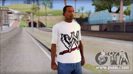 WWE Logo T-Shirt mod v1 for GTA San Andreas