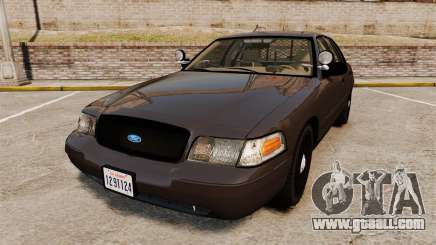 Ford Crown Victoria Sheriff [ELS] Unmarked for GTA 4