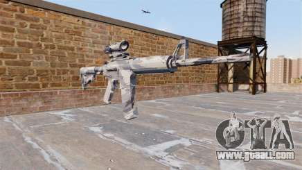 Automatic carbine MA Grey cane Camo for GTA 4