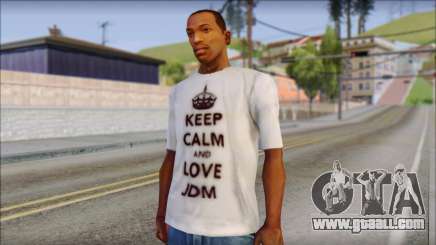 JDM Keep Calm T-Shirt for GTA San Andreas