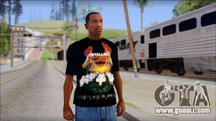 Metallica Master Of Puppets T-Shirt for GTA San Andreas