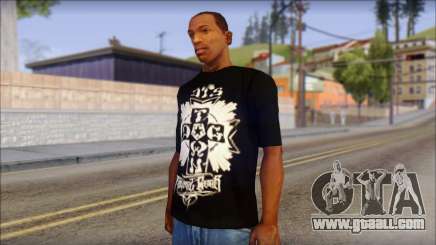 Tribal DOG Town T-Shirt Black for GTA San Andreas