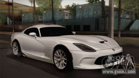 Dodge SRT Viper GTS 2012 for GTA San Andreas