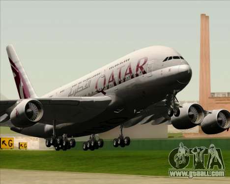Airbus A380-861 Qatar Airways for GTA San Andreas
