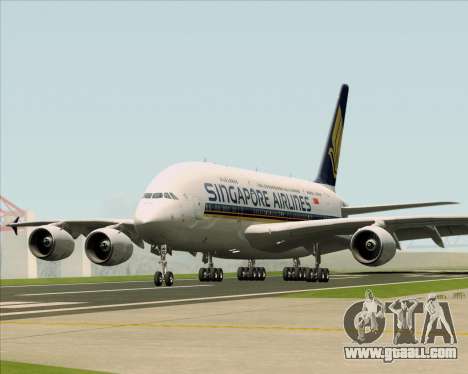 Airbus A380-841 Singapore Airlines for GTA San Andreas