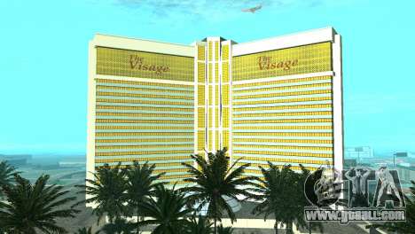 New textures casino Visage in Las Venturas for GTA San Andreas