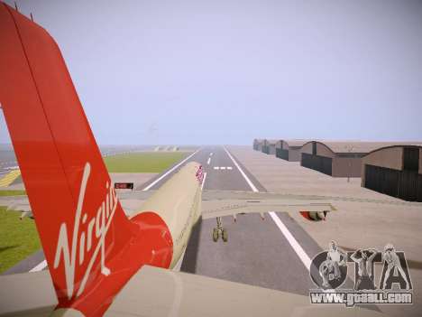 Airbus A340-600 Virgin Atlantic New Livery for GTA San Andreas