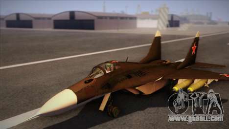 MIG 29 Russian Air Force From Ace Combat for GTA San Andreas