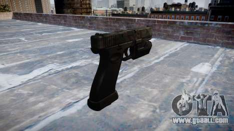 Pistol Glock 20 kryptek typhon for GTA 4