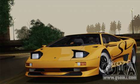 Lamborghini Diablo SV 1995 (ImVehFT) for GTA San Andreas