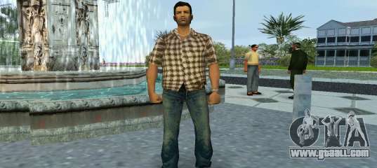 Kockas polo - koszos T-Shirt for GTA Vice City