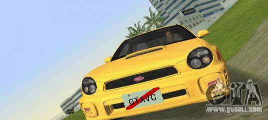 Subaru Impreza WRX 2002 Type 1 for GTA Vice City