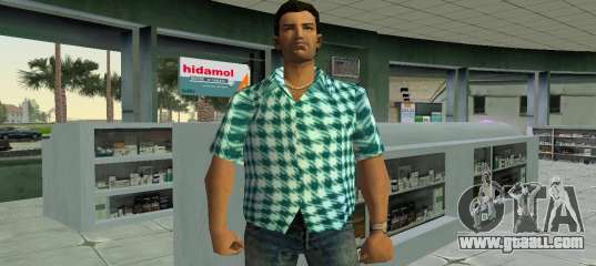 Kockas polo - vilagoskek T-Shirt for GTA Vice City