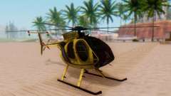 The MD500E helicopter v2 for GTA San Andreas