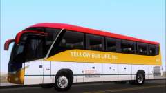 Marcopolo Paradiso G7 1050 Yellow Bus Line A-2 for GTA San Andreas