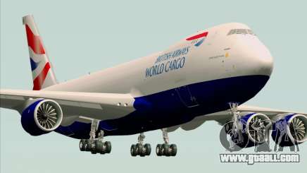 Boeing 747-8 Cargo British Airways World Cargo for GTA San Andreas