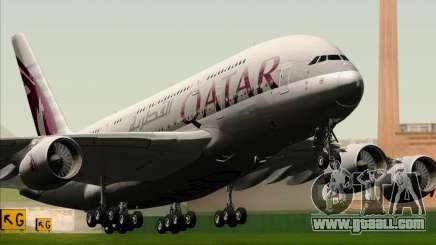 Airbus A380-861 Qatar Airways for GTA San Andreas