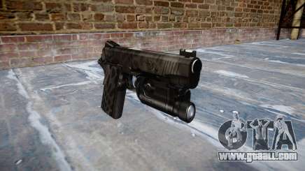 Gun Kimber 1911 Kryptek Typhon for GTA 4