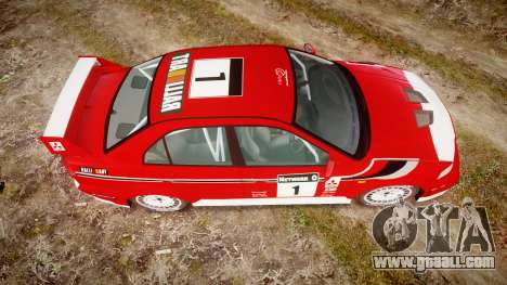 Mitsubishi Lancer Evolution VI 2000 Rally for GTA 4