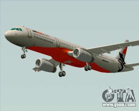 Airbus A321-200 Jetstar Airways for GTA San Andreas