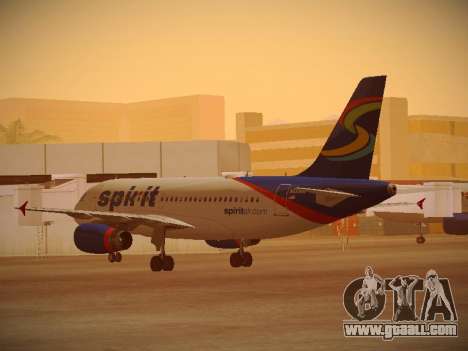 Airbus A319-132 Spirit Airlines for GTA San Andreas