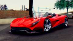 Specter Roadster 2013 (SA Plate) for GTA San Andreas