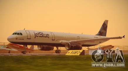 Airbus A321-232 jetBlue La vie en Blue for GTA San Andreas