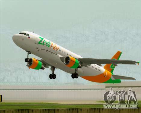 Airbus A320-200 Zest Air for GTA San Andreas