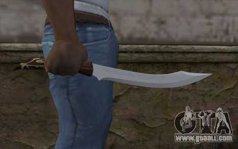 Steel knife for GTA San Andreas