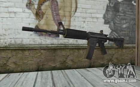 M4 from Sniper Warrior-Ghost for GTA San Andreas
