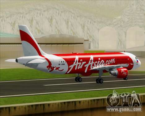 Airbus A320-200 Air Asia Philippines for GTA San Andreas