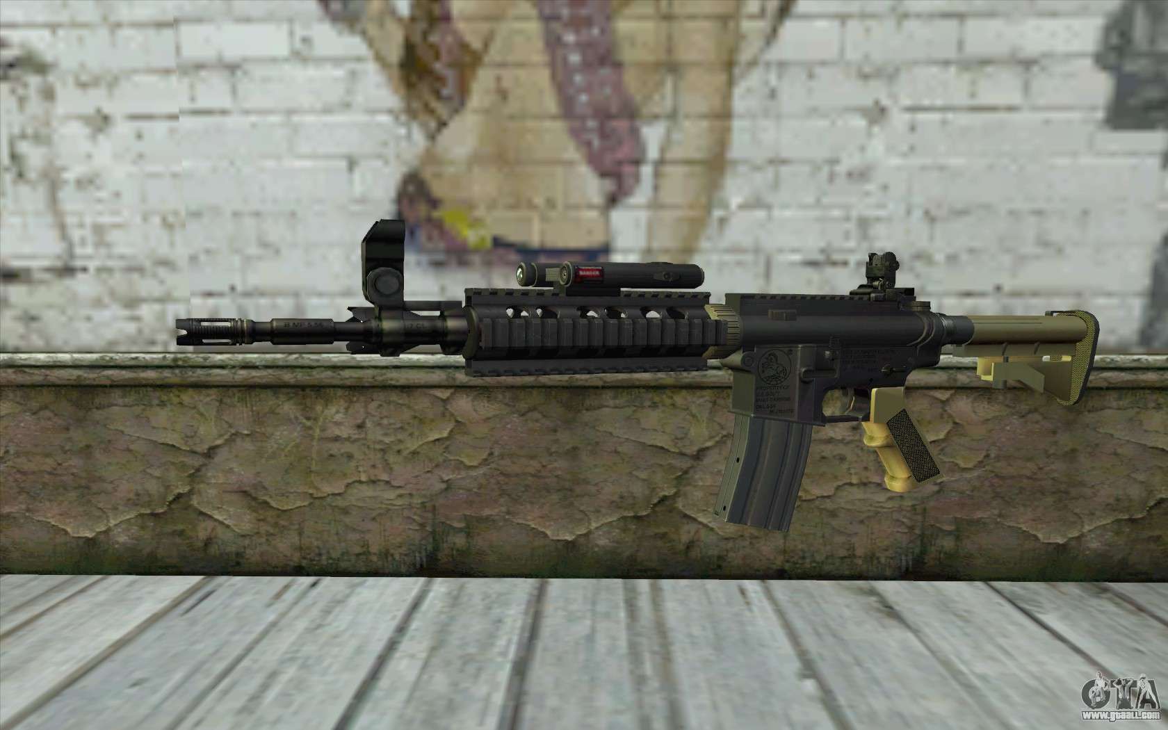 M4 MGS Aimpoint v1 for GTA San Andreas