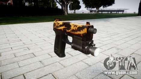 Gun HK USP 45 tiger for GTA 4