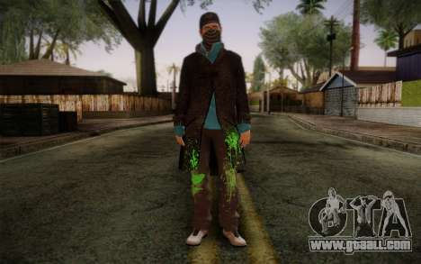 Aiden Pearce from Watch Dogs v3 for GTA San Andreas