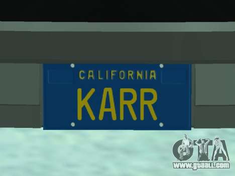 Pontiac Trans-Am K. A. R. R. for GTA San Andreas
